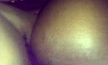 Ebony amateur gets anal doggystyle assfucking