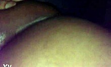 Ebony amateur gets anal doggystyle assfucking