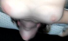 i bent my girlfriend over and fucked her ass doggystle, her tits bouncin