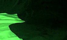 playing with her beautiful body