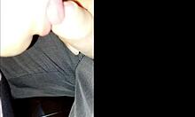 I visit my English teacher for an intense blowjob with deep throat and saliva