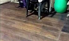 I visit my English teacher for an intense blowjob with deep throat and saliva