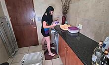 Pissing On My Girlfriend While She Does Laundry