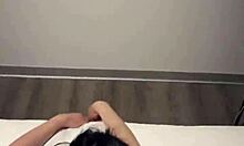 Cute girlfriend gets fucked in the dorm by her best friend