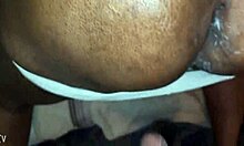 Любительская BBW бабушка получает сперму на жопу от большого черного члена