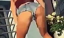 Latina teen twerks her sexy ass in compilation