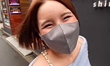 The stunning Japanese beauty with massive tits and ass rides hard in this homemade hardcore session, squeezing every drop from his cock.