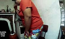 Turning On The Kitchen Stove With My Hot Cock While Fucking Her Pussy Hard.