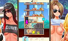 Hot Busty Business Game With Big Tits!