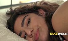 In the dorm, a roommate catches her cheating but turns it into a steamy threesome with horny teens