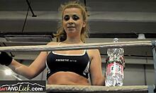 European Lesbian Babes Fiercely Wrestling In Panties