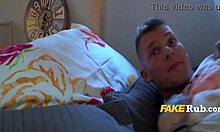 In the dorm, a roommate catches her cheating but turns it into a steamy threesome with horny teens