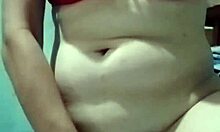 She Shows Off Her Wet, Hairy Pussy For Amateur Masturbation Fun. Enjoy The Close-Up View.