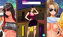 Hot Busty Business Game With Big Tits!