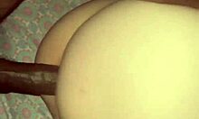 stretching her tight bootyhole real good, damn she's wild! 😈