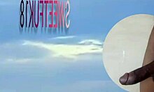 She expresses delight in the way he savors her favorite homemade treat outdoors