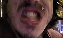 my buddy comes back to the gloryhole, feeding me his cum in my mouth, swallowing like a slut.