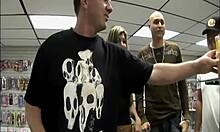 Jerri Lee in hardcore foursome, contrasting intense fucking