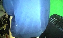 Latina Amateur Gets Thong Pulled Aside for Kitchen Couch Action