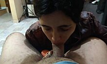 i'm cumming in my little employee's mouth, dany rio moaning as she swallows