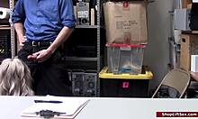 oh man, i caught this thief and made her suck me off, ya know!