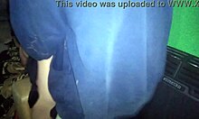 Latina Amateur Gets Thong Pulled Aside for Kitchen Couch Action