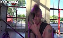 Blonde teen 18+ deepthroats and gets cum on ass in hardcore sex in Madrid