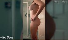 Wifey Playfully Teasing the Camera