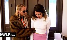 Share The Sugar Now! BadMilfs Stars Chanel And Crystal Lick And Ride Wildly!