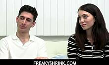 Corra Cox and Nick Strokes get naked in therapy with Dr. Kenzie Love.