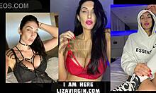 Stepmom And Stepson At Restaurant, She Cums At Table!