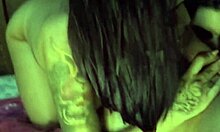 i cant believe that double blowjob in the cabn was so intense with those big tits and monster cocks