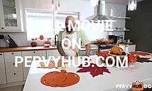 Violet Gems begs Scott Trainor to stuff her with big cock