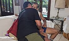 Greedy Black Guy Devours Big Cocks With Intense Blowjobs And Cumshots