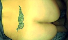 Amateur milf gets a homemade creampie in close-up video