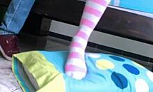 Cute busty petite 18+ girl fingered to orgasm, pussy gets wet! 💦