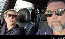 Cassi meets Brasília friend with hubby for steamy beach threesome! 😈