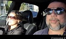 Cassi meets Brasília friend with hubby for steamy beach threesome! 😈