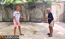 i'm licking my ebony girlfriend's big black pussy