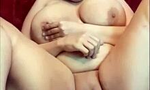 Helen shows her shaved pussy in horny masturbation and assfucking session!