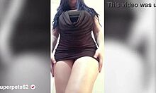 Stepmother with big ass goes shopping without panties, excited by fans' cocks 😍