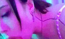 This cute girl devours my dick with passion!