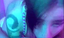 This cute girl devours my dick with passion!