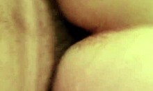 wife getting fucked hard right before hopping into the shower, amateurs style