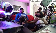 BBW milf takes two cocks in intense threesome