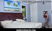 Stepsiblings Dani Blue and Sophia Sweet sneak into stepbro's room for fun.