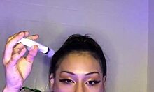 mia plays with her favorite toy named big john