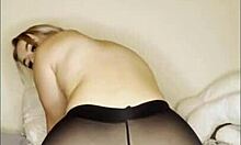 blonde college teen fucks pussy with big dildo