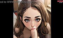 asmr blowjob hentai loop with huge monster cock 😍