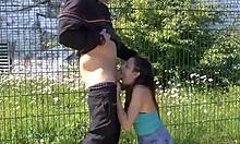 Teen Lilly Lil Fucked on Street Corner